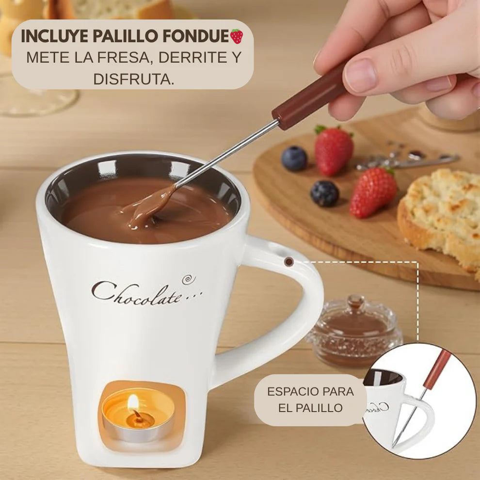 Taza fondue